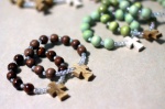 Beaded rosary bracelets